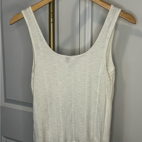 Pilcro Ivory Ribbed Tank Top - Picture 3 of 3